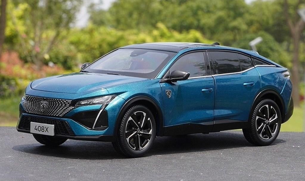 Peugeot 408 X suv Coupe 2022 Blue Obsession Paudi, Ophalen of Verzenden, Nieuw, Auto, Overige merken