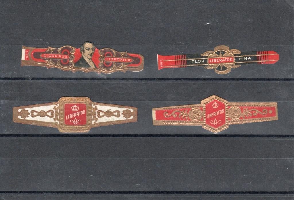 4x liberator m, Ophalen of Verzenden, Sigarenbandjes