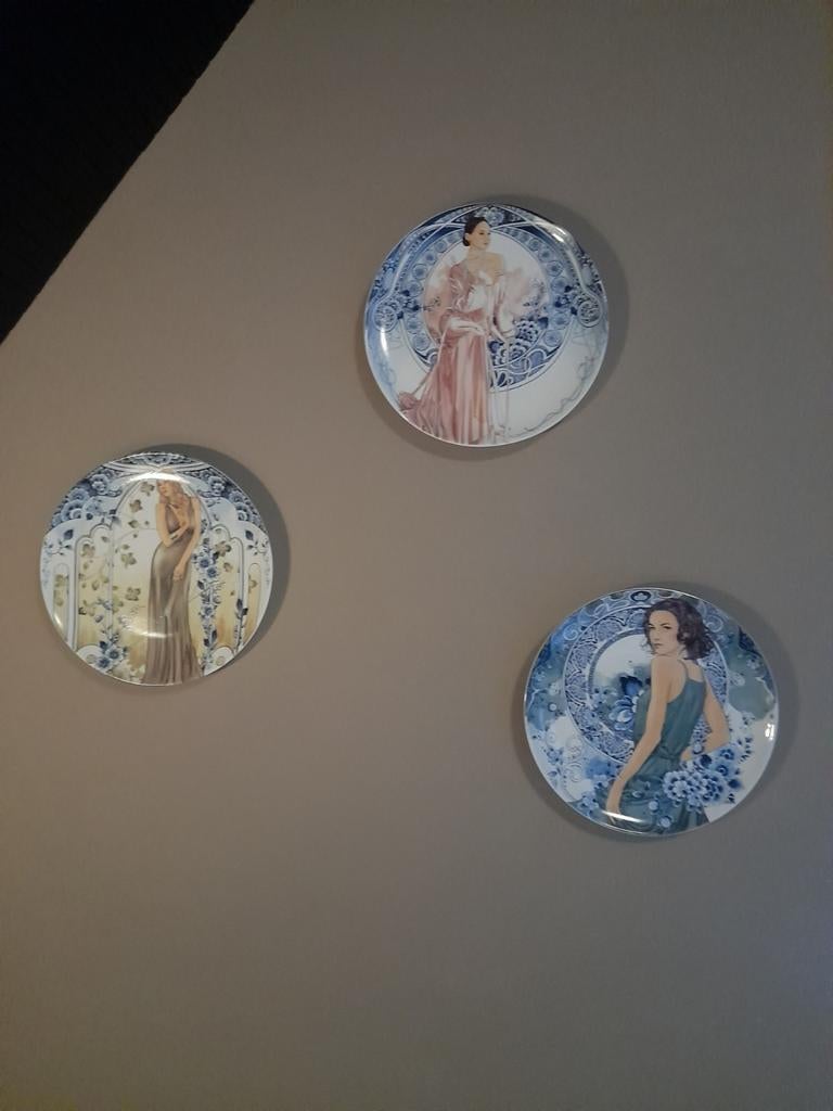 Wandborden keramiek Heinen Delftsblauw, Ophalen of Verzenden, 2 euro