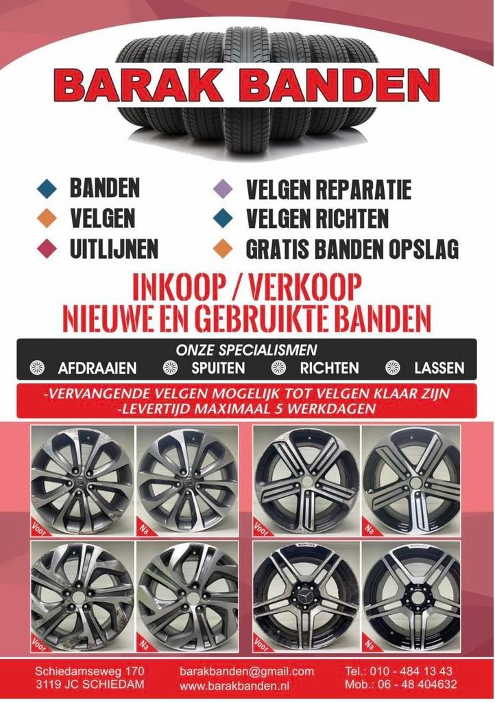 Velgen Spuiten, Reparatie, Auto-onderdelen, Banden en Velgen, Ophalen, All Season, Band(en)