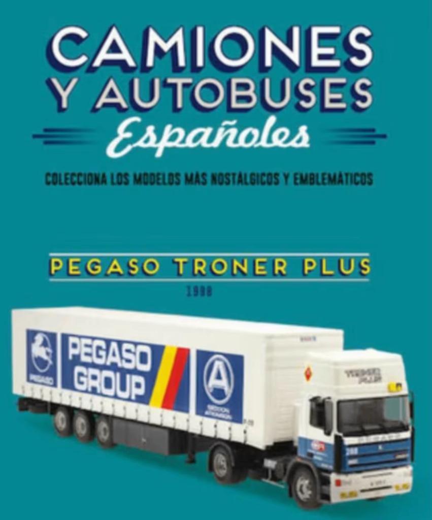 Pegaso Troner Plus PEGASO GROUP 1988 1/43 camion autobus # 3, Verzenden, Nieuw, Auto, Overige merken