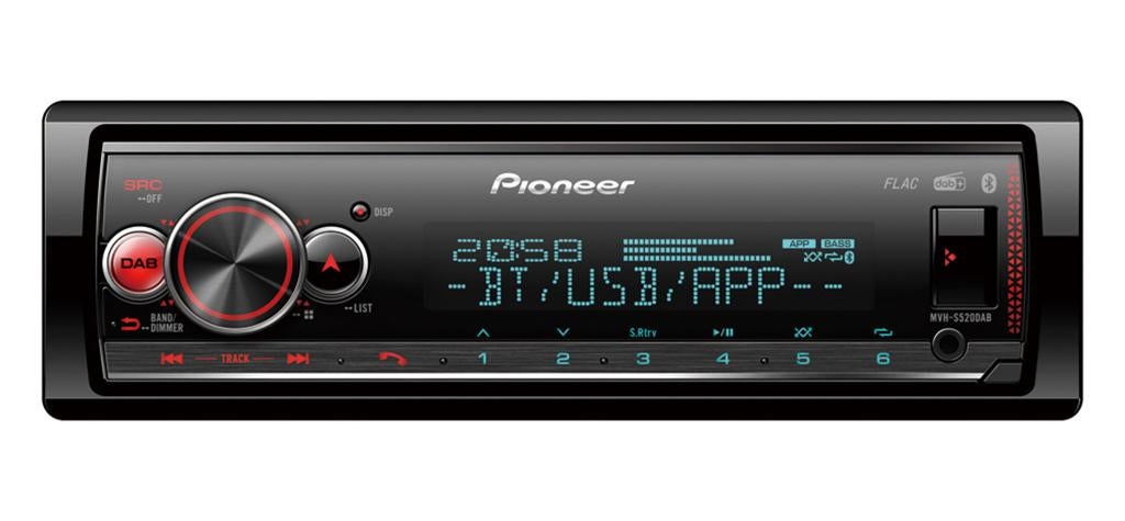 Pioneer MVH-S520DABAN-PH - Autoradio - USB - Bluetooth, Ophalen of Verzenden, Nieuw