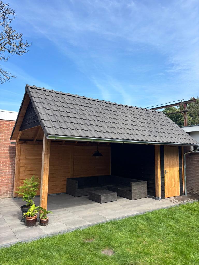 Veranda – zadeldak, Ophalen of Verzenden, Nieuw, Hout, Overige typen