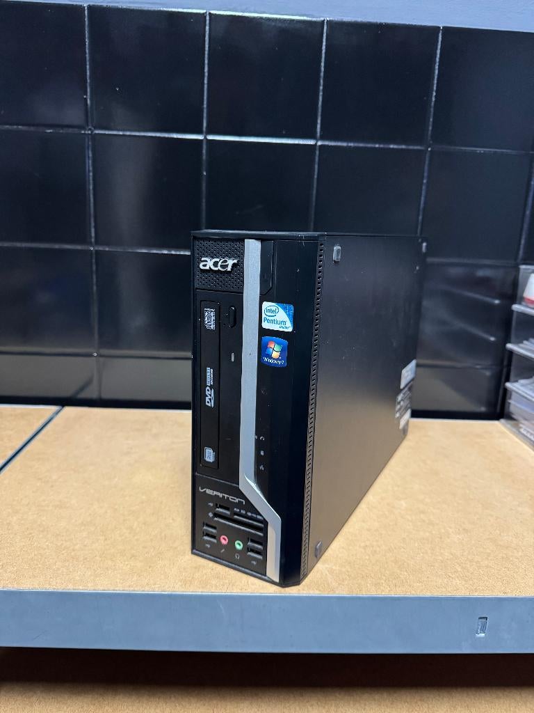 Acer Desktop met Intel Pentium E5800, Computers en Software, Windows Laptops, Gebruikt, 15 inch, SSD, 2 tot 3 Ghz, 4 GB, Qwerty