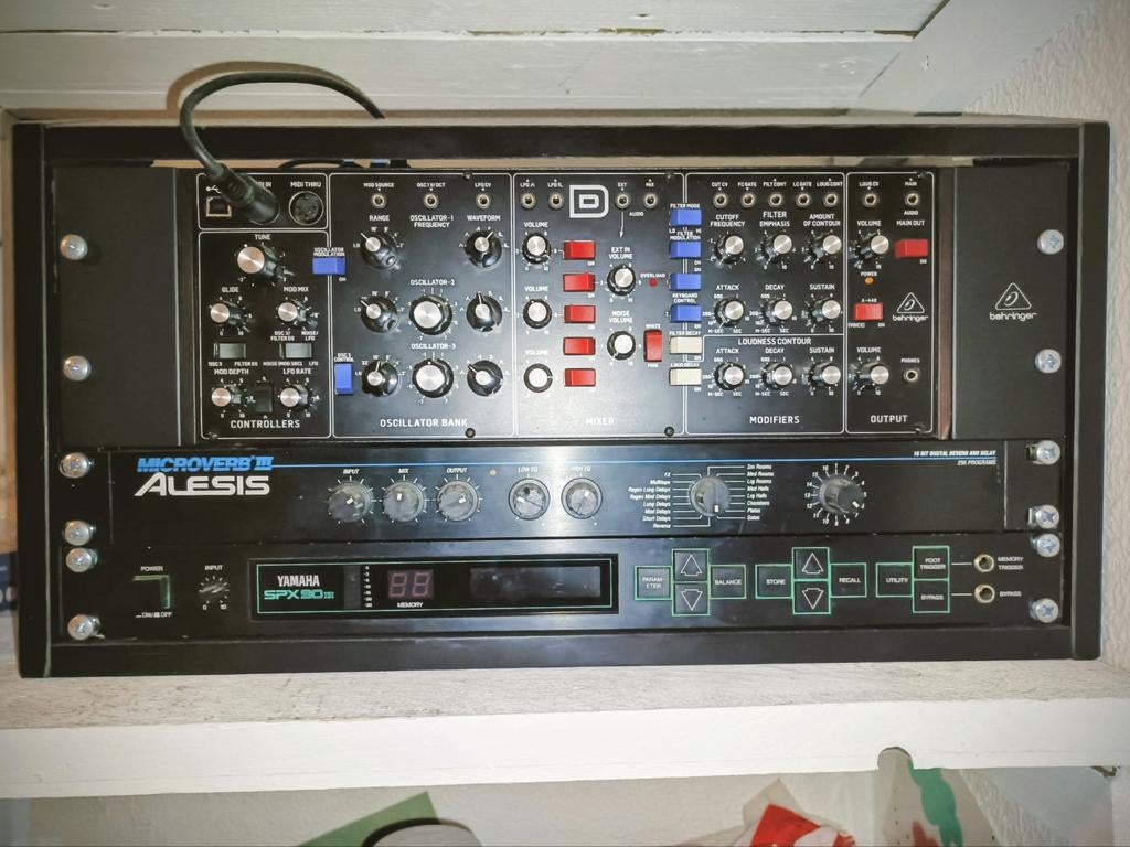 Yamaha SPX90ii Vintage studio Rack Effectprocessor, Verzenden, Gebruikt, Delay of Echo
