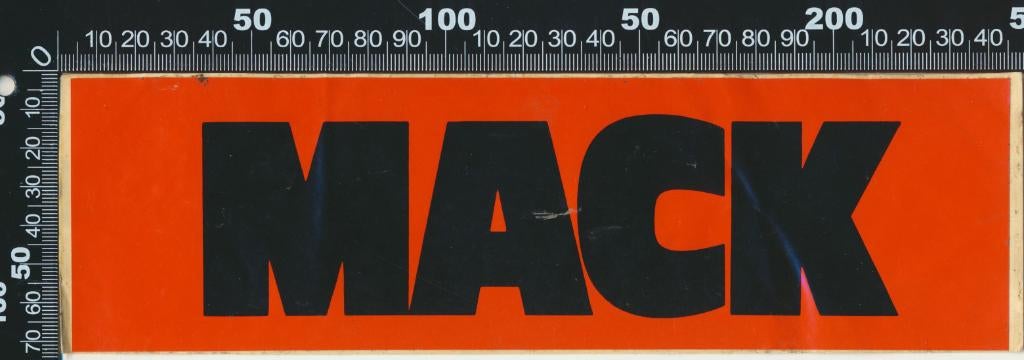 Sticker: Mack, Verzamelen, Stickers, Zo goed als nieuw, Bedrijf of Vereniging, Ophalen of Verzenden