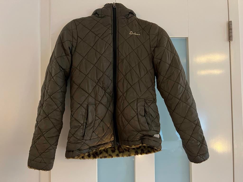 Practhige Retour Reversible Winterjas 158/164, Ophalen of Verzenden, Zo goed als nieuw, Meisje, Jas