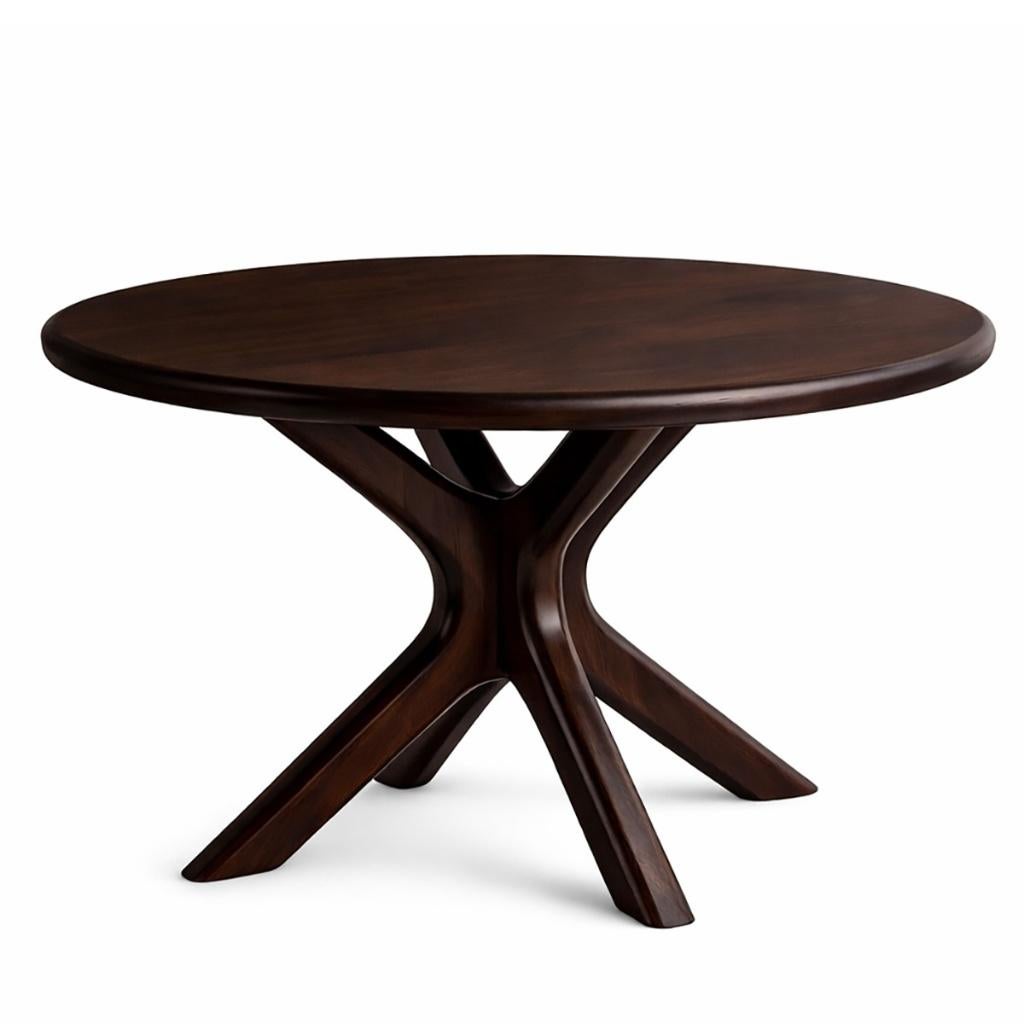 Japandi Tafel rond ovaal en rond ovaal **Ronde vorm** Nieuw!, Rond, Nieuw, Ophalen of Verzenden, Vijf personen of meer