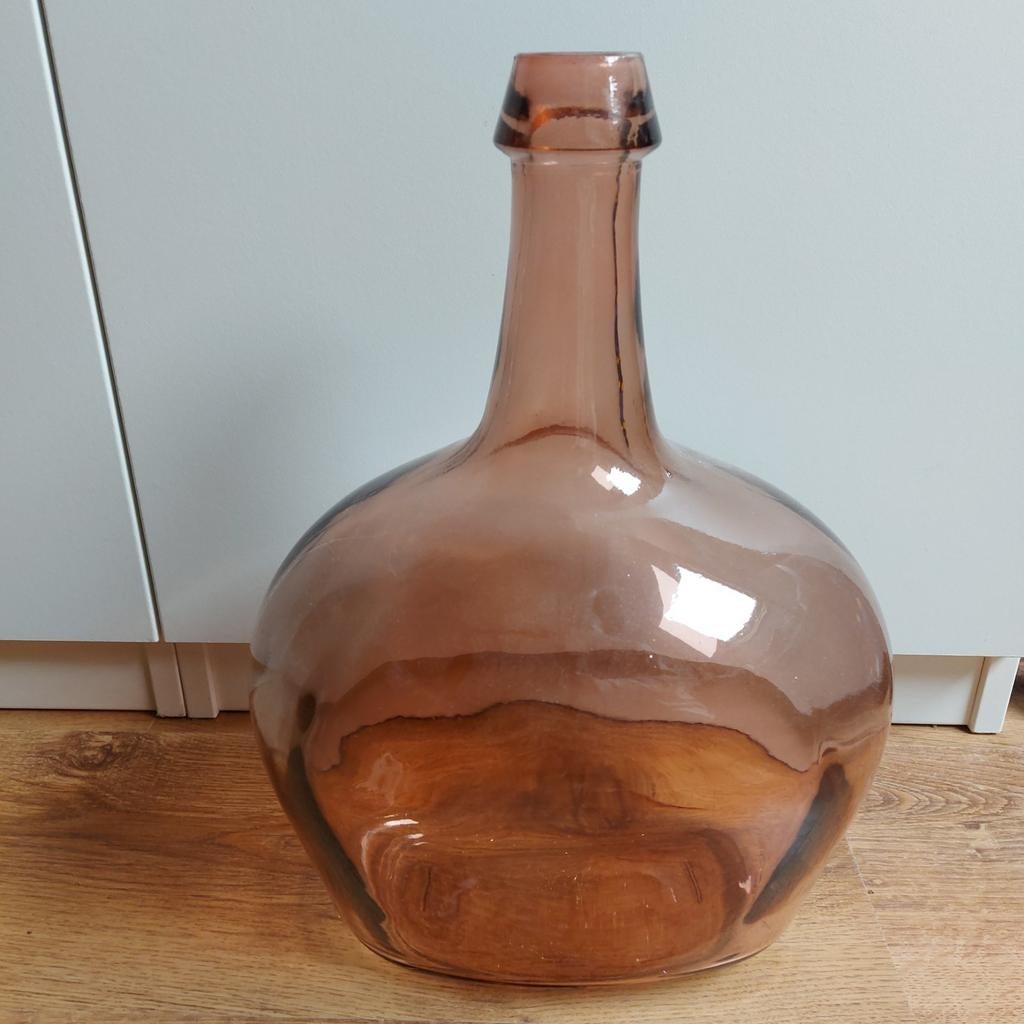 Buik vaas, Huis en Inrichting, Woonaccessoires | Vazen, Ophalen, Overige kleuren, Minder dan 50 cm, Glas