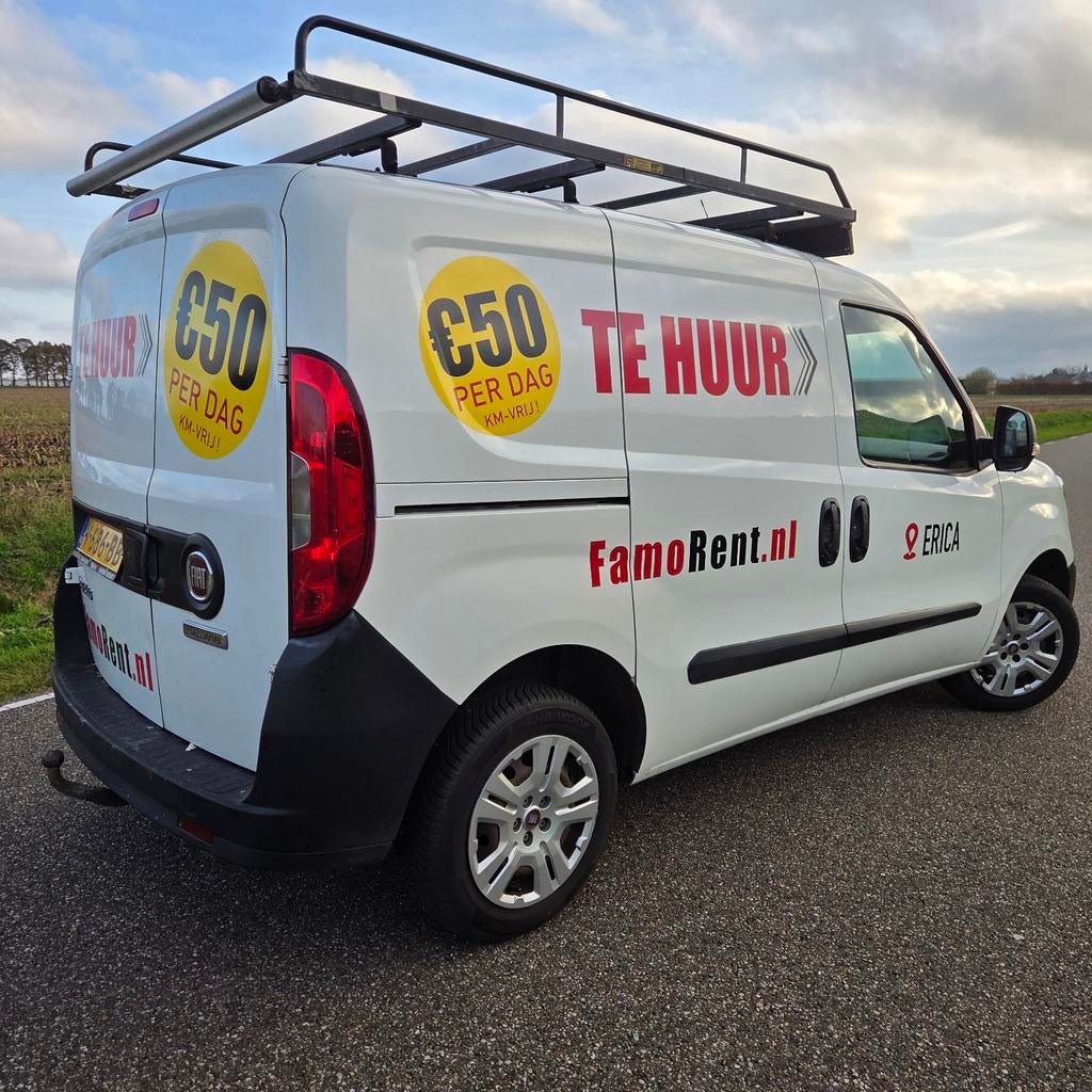 Bestelbusje huren? Fiat Doblo (Caddy formaat) - Geen Borg!, Personenauto