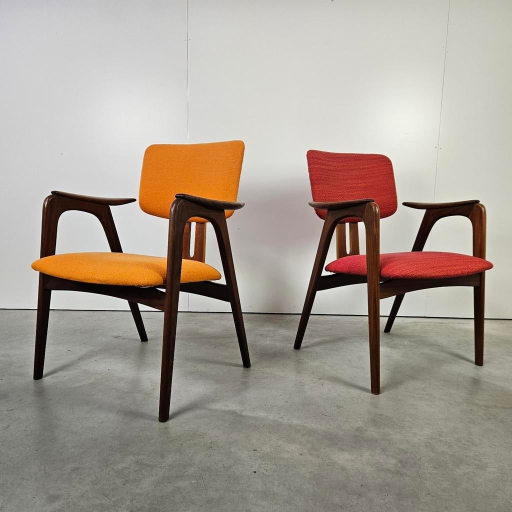 Vintage Pastoe stoelen, kleurrijk, Gebruikt, Twee, Overige kleuren, Vintage