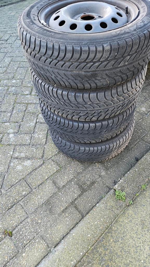 winterband opel en andere merken, Auto-onderdelen, Banden en Velgen, Ophalen, 15 inch, Winterbanden, Band(en)