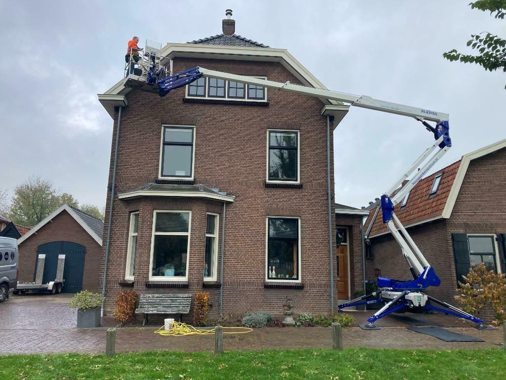 Uniek, 21 meter spinrupshoogwerker, Oil&Steel Octoplus 21, Ophalen