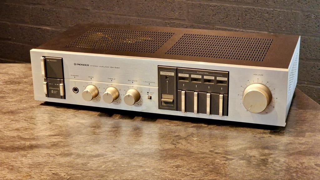PIONEER SA-540 • GARANTIE • VINTAGE • PHONO • GESERVICED, Rick's Audio 
De Kempen 18 
6021PZ Budel 
+31 (0)495 785698
info@ricks-audio.com