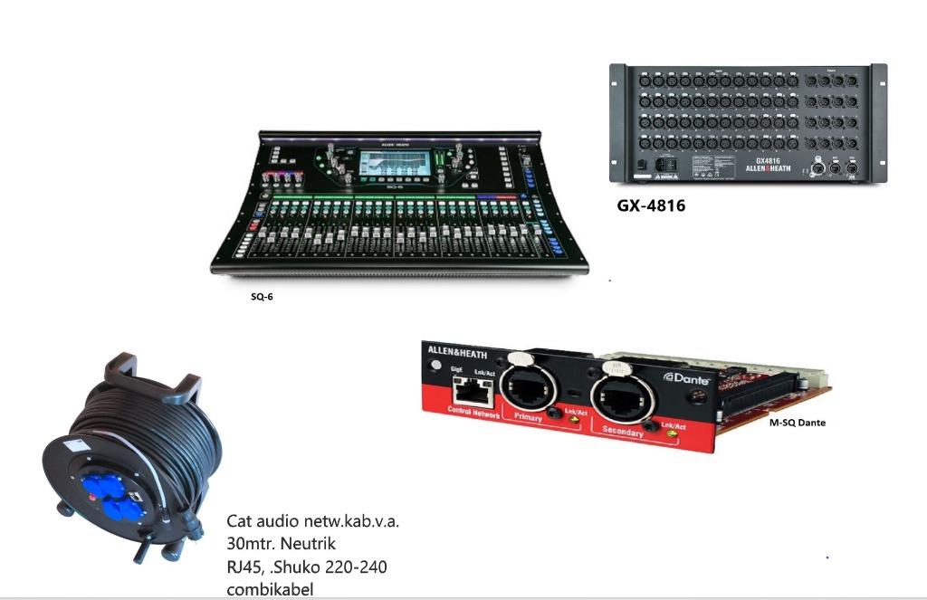 Allen&Heath Avantis Solo,SQ5/SQ5+, QU, CQ serie Superdeals B, Ophalen of Verzenden, Nieuw, 20 kanalen of meer