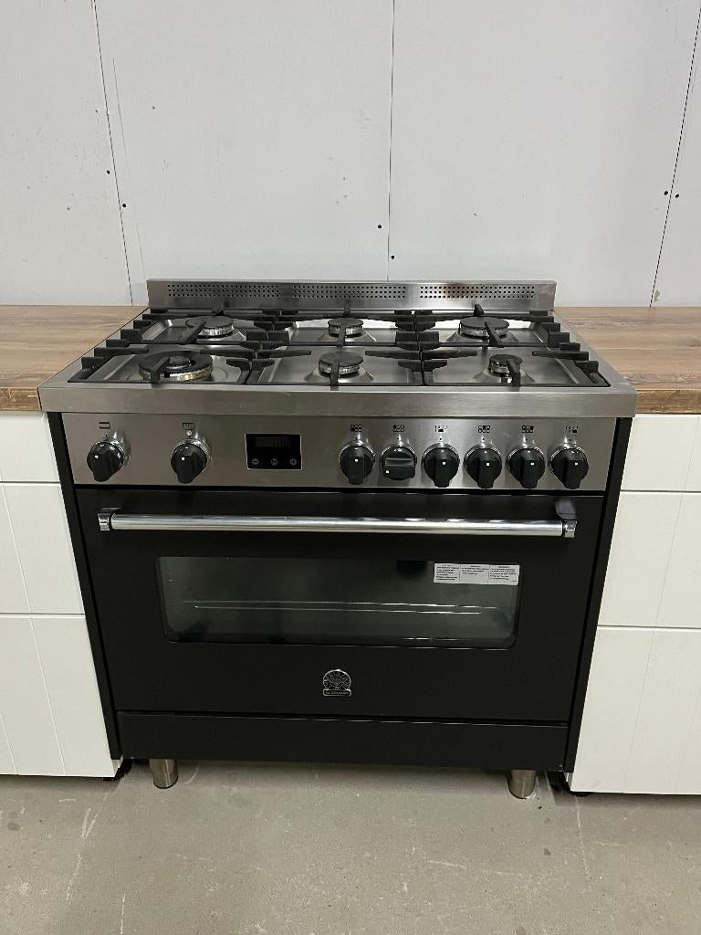 Complete keuken Compleet met APP 120Keukens op voorraad 2872, Ophalen of Verzenden, Zo goed als nieuw, Hoekkeuken, Met kookeiland