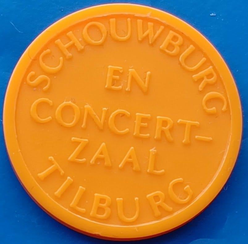 Penning Tilburg - Schouwburg en Concertzaal Tilburg, Ophalen of Verzenden, Overige materialen, Nederland