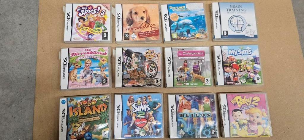 Nintendo DS compleet met boekjes 15 verpakkingen, Spelcomputers en Games, Games | Nintendo DS, Zo goed als nieuw, Puzzel en Educatief
