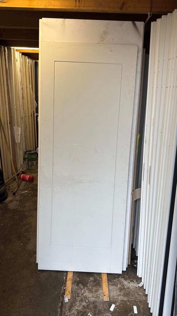 Stompe paneeldeur 83x211.5 cm board nr 265, Ophalen, 80 tot 100 cm, Binnendeur, Nieuw
