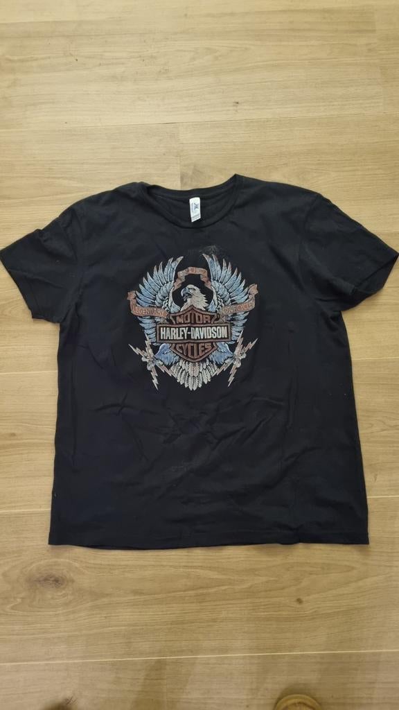 Harley davidson shirt, maat L, Ophalen of Verzenden, Zwart