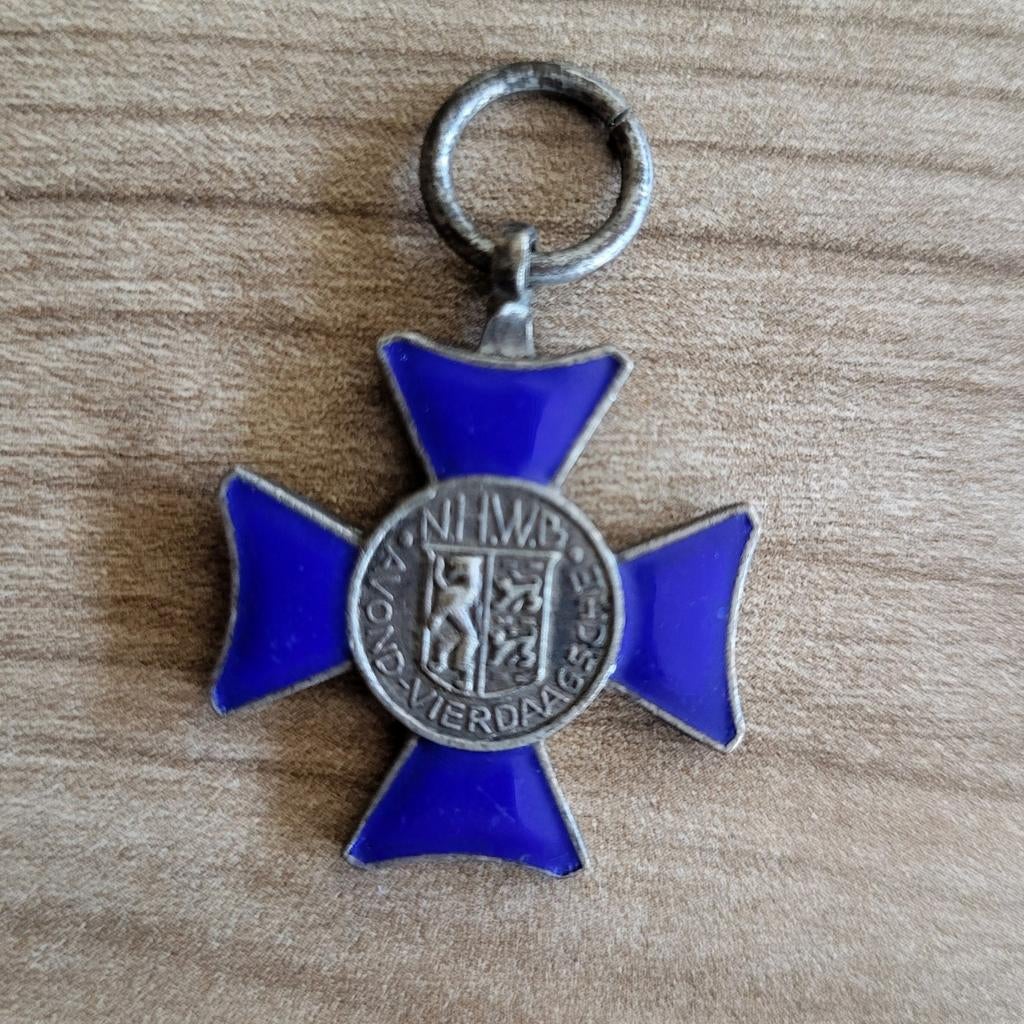 Medaille Avondvierdaagse Noordhollandse Wandelbond uit 1940, Ophalen of Verzenden, Overige materialen