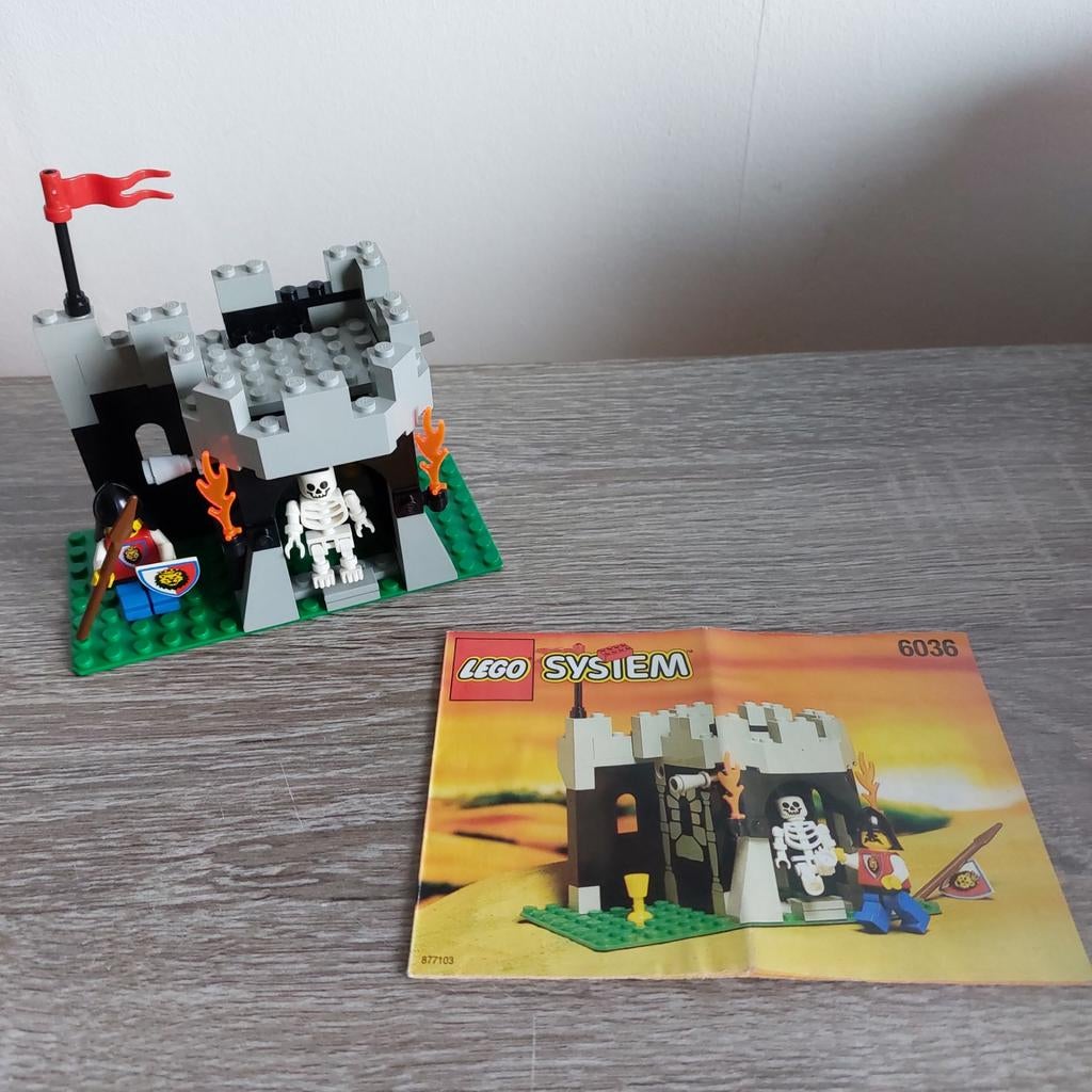 Vintage Lego Classic Castle 6036 - Compleet met Instructies, Ophalen of Verzenden, Gebruikt, Complete set, Lego