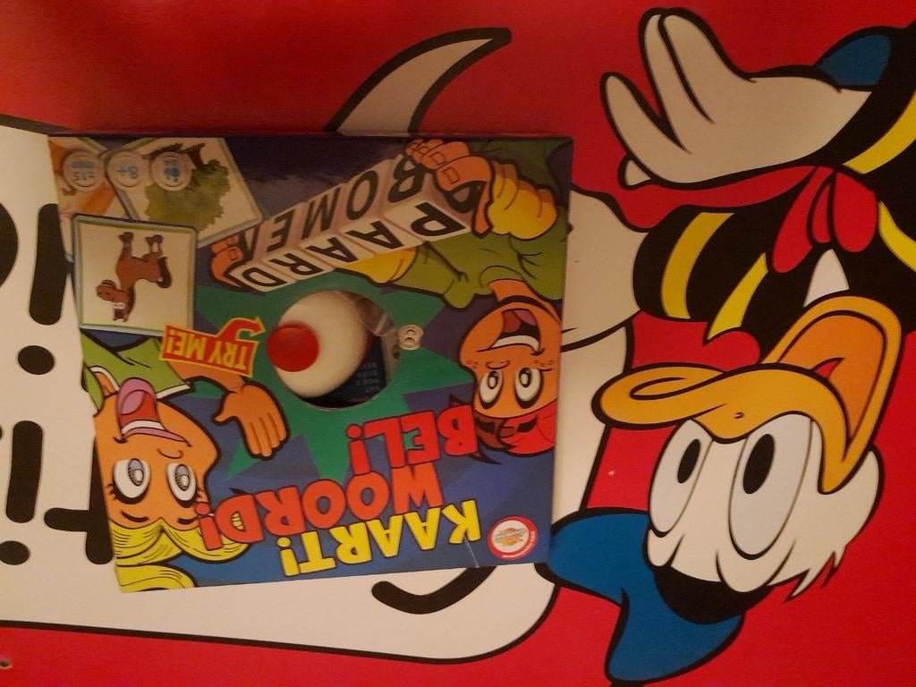 Kaart woord bel, Hobby en Vrije tijd, Ophalen of Verzenden, Zo goed als nieuw
