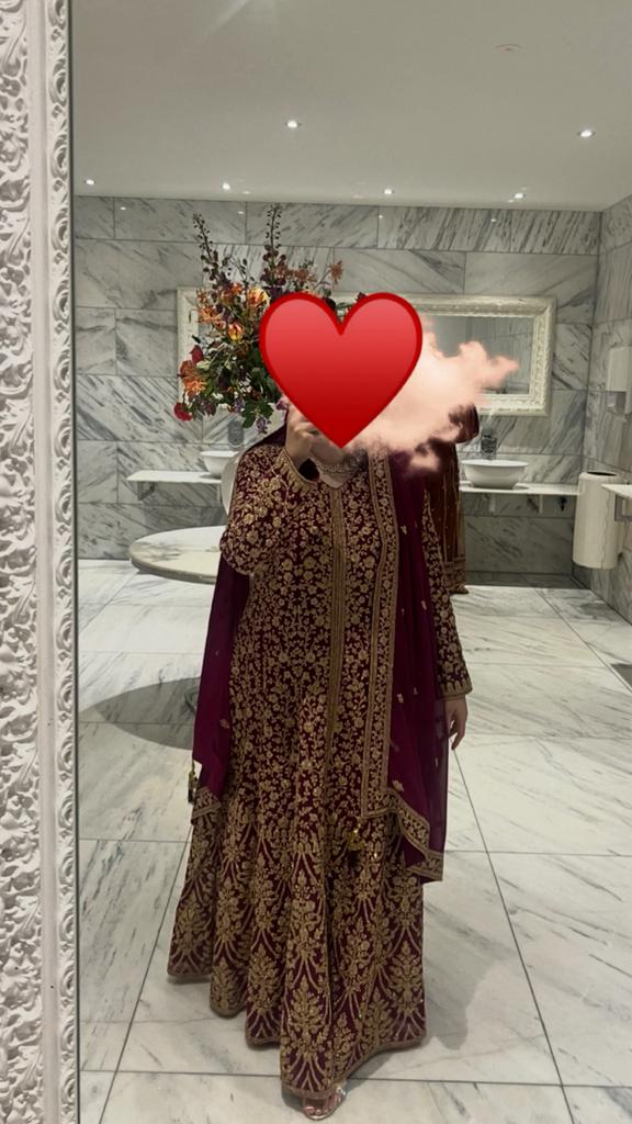 Anarkali , Indian dress, Ophalen of Verzenden, Zo goed als nieuw, Maat 42/44 (L), Overige typen