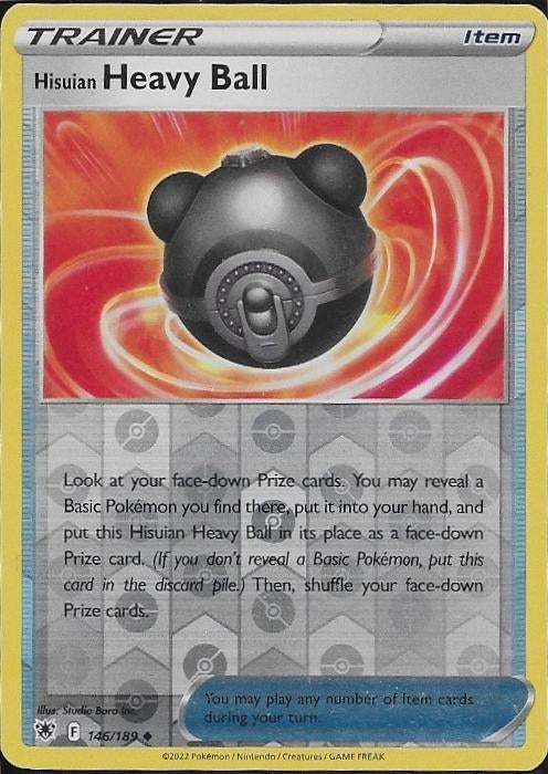 Astral Radiance,  Hisuian Heavy Ball [reverse] 146/196, Ophalen of Verzenden, Nieuw, Losse kaart