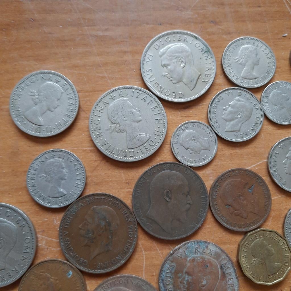35 Oude Munten Engeland, Verzenden, Overige landen