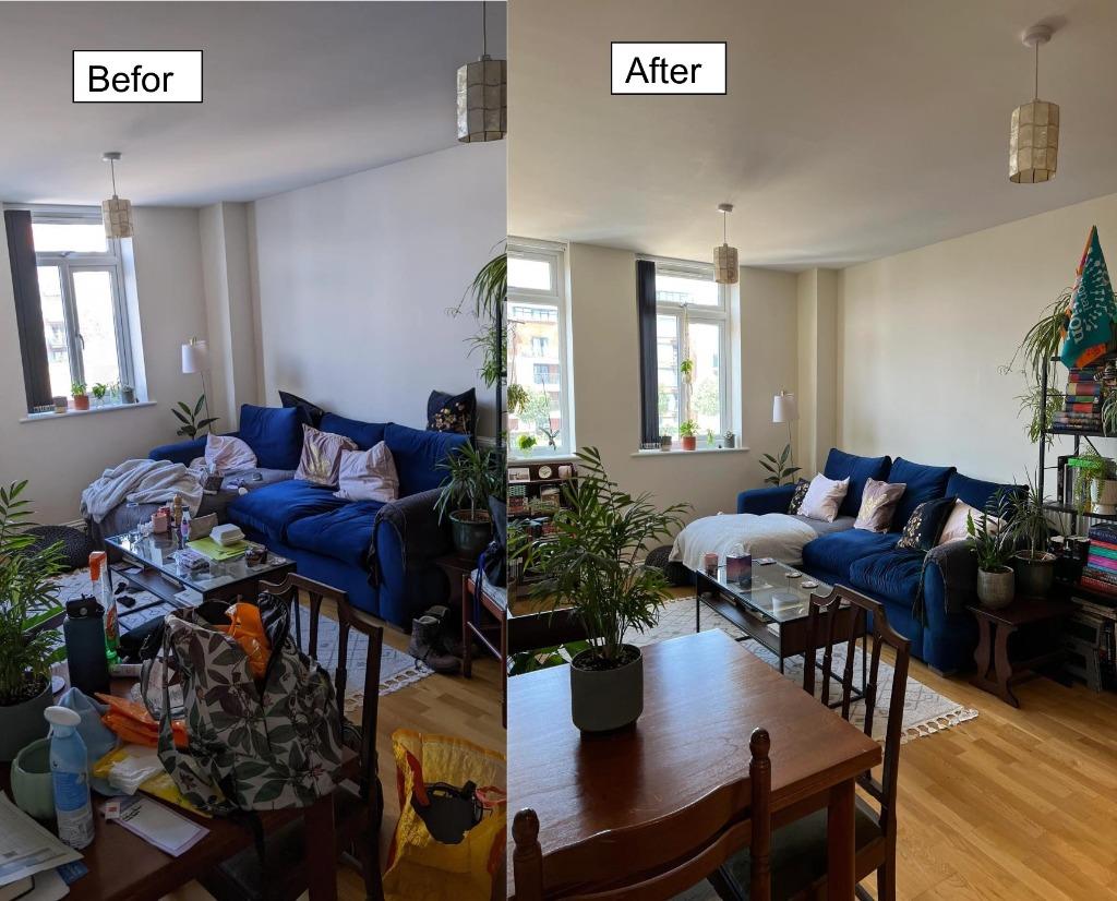 Een Grondige Schoonmaakster/A Deep House Cleaner, Schoonmaken