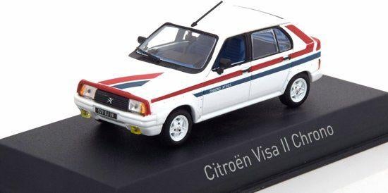 JSN Norev 1:43 Citroen Visa II Chrono 1982 wit, -, Nieuw, Norev, Ophalen of Verzenden