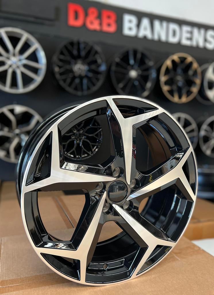 17 inch bonneville look 5x100 Vw polo 6r 6c 2g taigo t cross, 215 mm, Velg(en), Nieuw, 17 inch