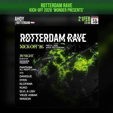 Rotterdam Rave kick-off by nigh 2026, Eén persoon