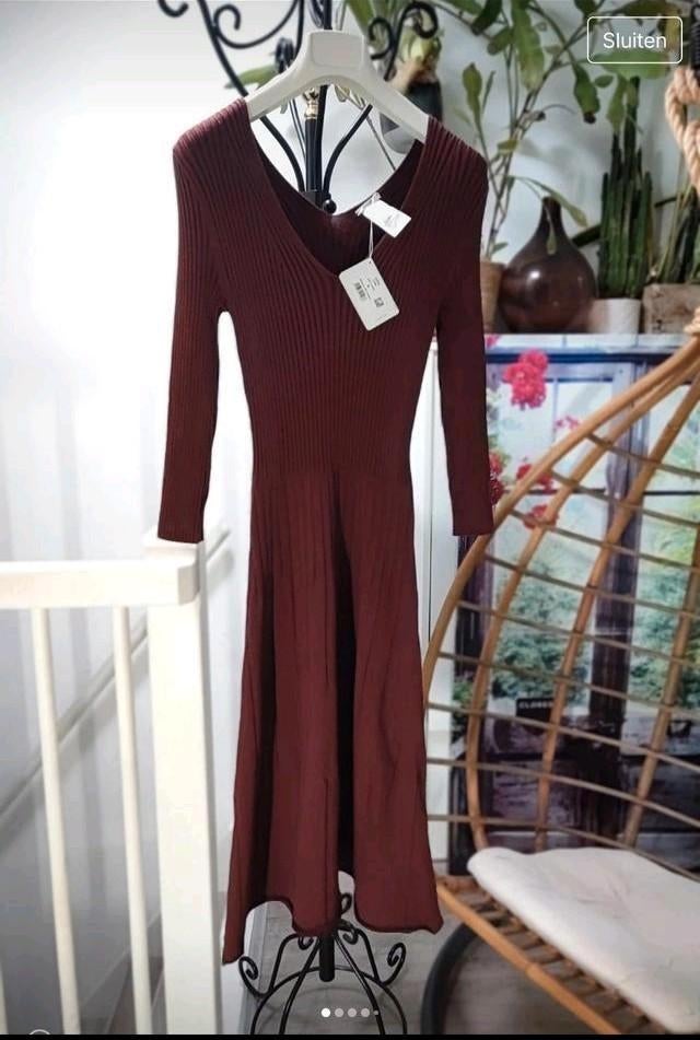 Wolford merino fijne rib jurk -nieuw, Kleding | Dames, Maat 38/40 (M), Overige kleuren, Nieuw, Ophalen of Verzenden