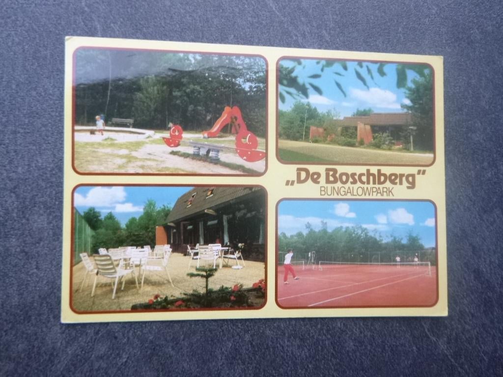 Biddinghuizen, de Boschberg/tennisbaan, Verzenden, 1980 tot heden, Ongelopen, Noord-Brabant