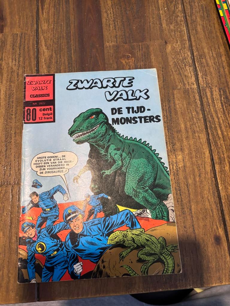 Zwarte Valk - De Tijdmonsters, Eén stripboek, Ophalen of Verzenden, Gelezen