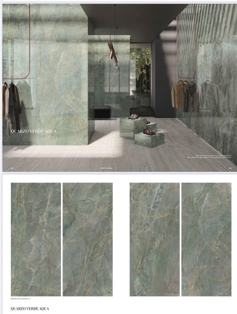 Tegel Marmerlook   Aqua Verde 1198x598x9mm mat, 60 cm of meer, Nieuw, Ophalen of Verzenden, 10 m² of meer