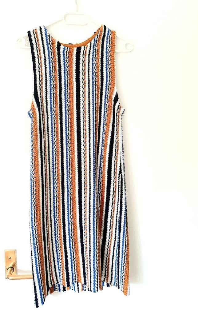 Gestreepte jurk Zara nieuw, Nieuw, Ophalen of Verzenden, Maat 36 (S), Boven de knie