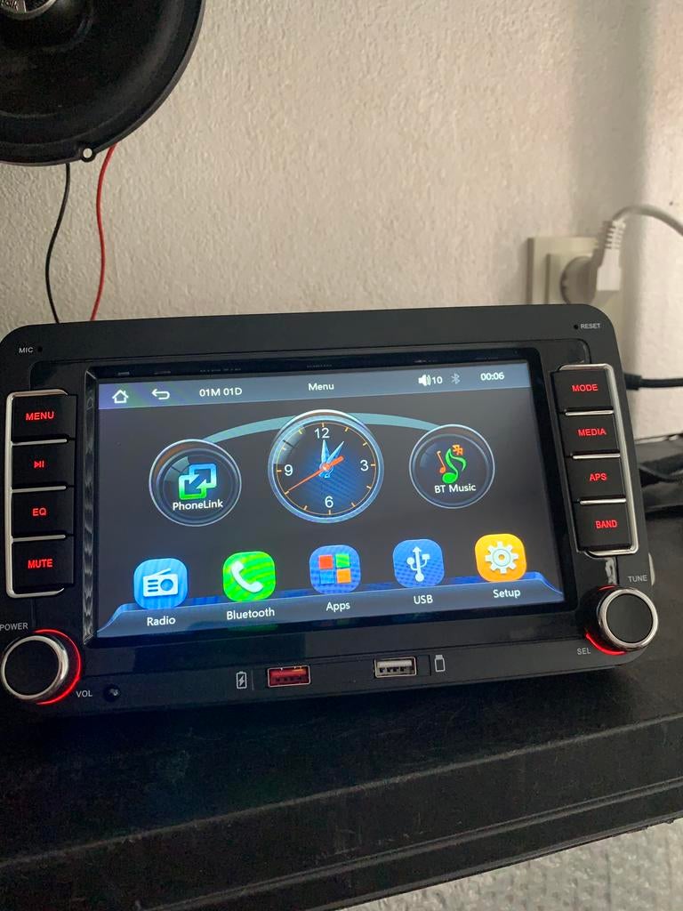 Rns 510 carplay andriod radio navigatie wifi vw seat skoda, Auto diversen, Autoradio's, Nieuw, Ophalen of Verzenden