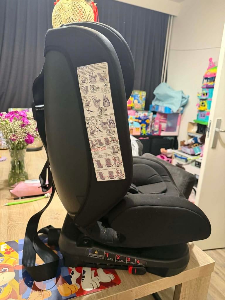 Kinderautostoel - Veilig en Comfortabel, Autogordel of Isofix, Gebruikt, Verstelbare rugleuning, 9 t/m 36 kg