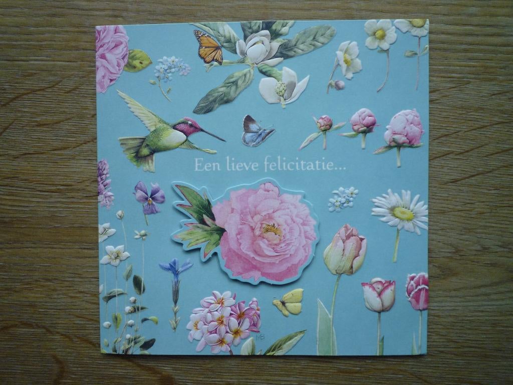 Kolibrie vlinders bloemen Marjolein Bastin tulpen vogels, Ophalen of Verzenden, Voor 1920, Vogel