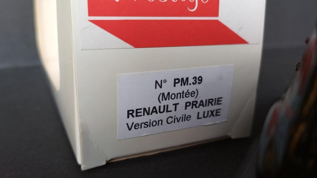 Renault Colorale Prairie Civile Luxe 1 :43 Prestige Pol, Hobby en Vrije tijd, Modelauto's | 1:43, Overige merken, France, Prestige