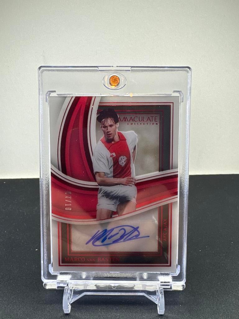 Marco van Basten Panini Immaculate 7/10 Autograph, Verzamelen, Sportartikelen en Voetbal, Nieuw, Spelerskaart, Ajax, Ophalen of Verzenden