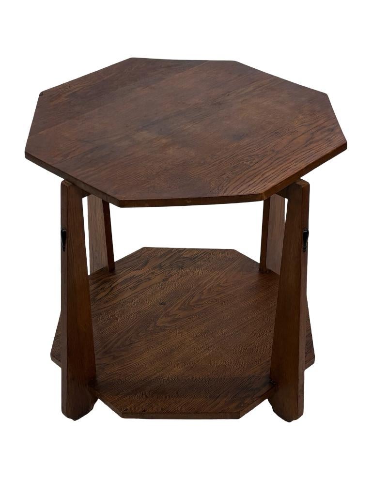 Art Deco Bijzettafel Tafeltje Eiken Design Minimalistisch, Ophalen, Gebruikt, Art Deco, Art Deco