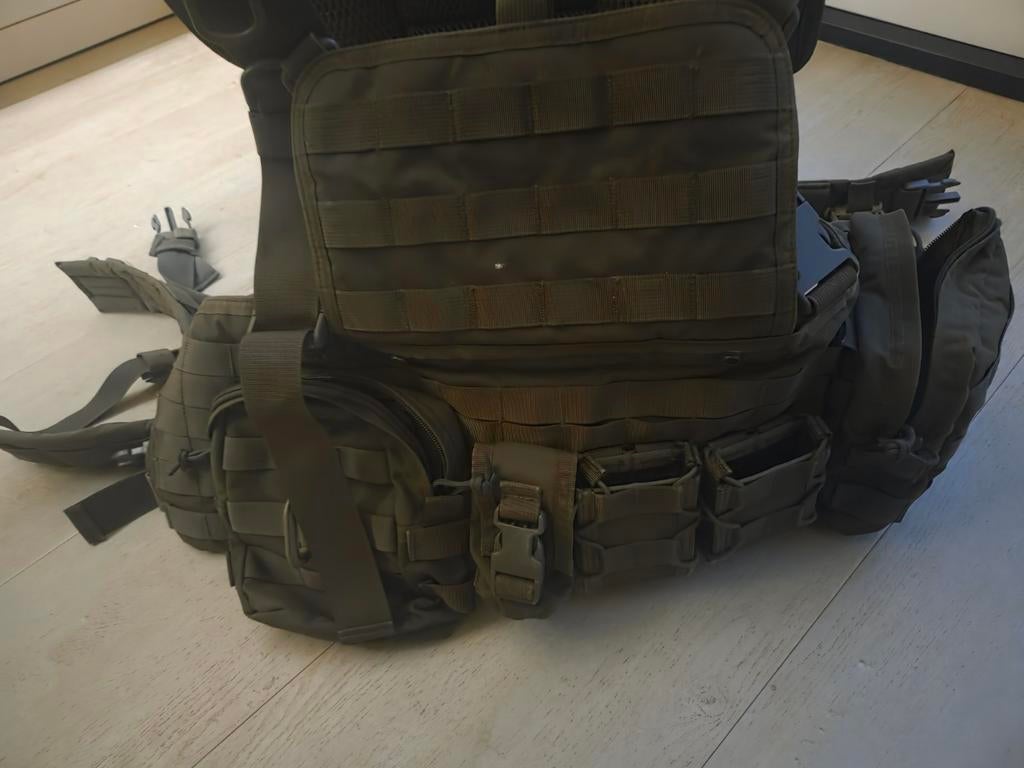 Warrior 901 Chest Rig & Gunfighter Belt - Olive, Ophalen of Verzenden, Overige soorten, Overige gebieden, Overige typen
