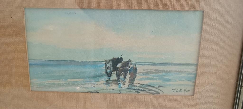 Strandgezicht Frans de Nocker, Ophalen
