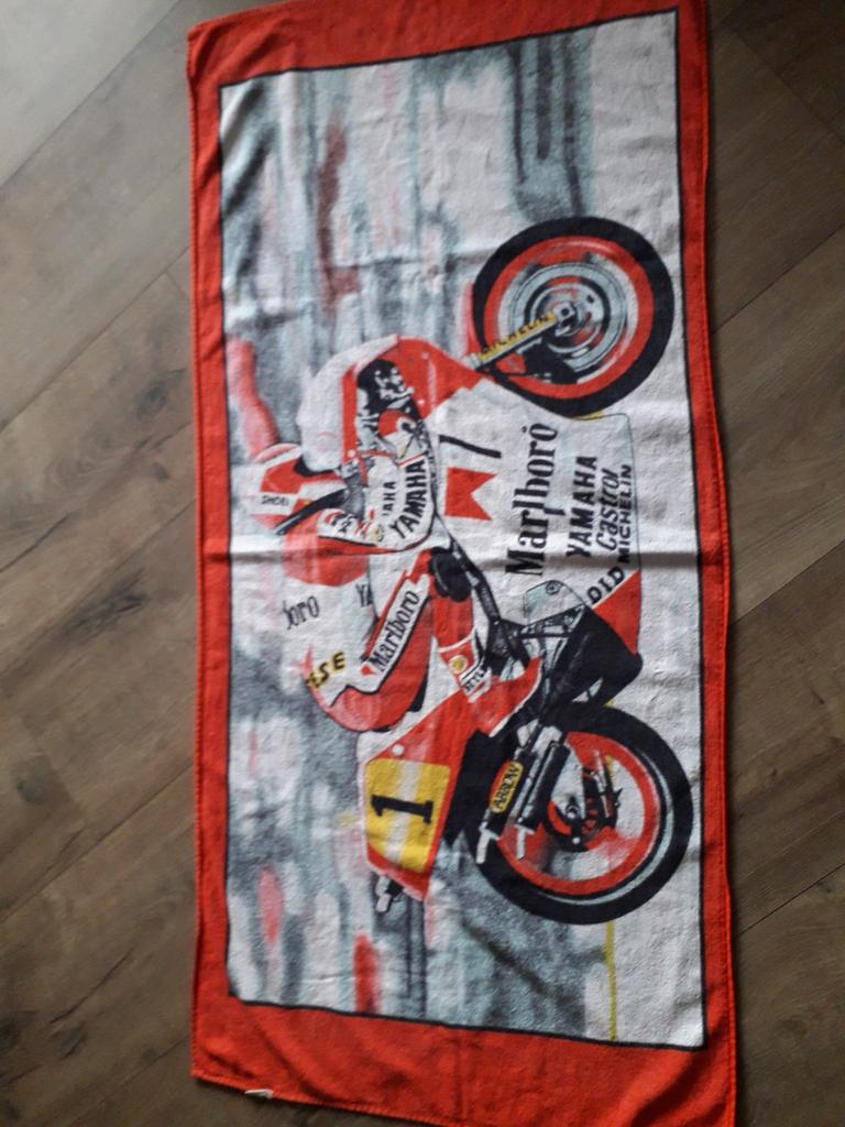 Vintage Yamaha Marlboro Handdoek, Motoren, Ophalen