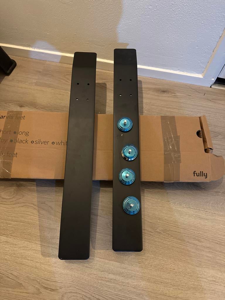 Jarvis Fully Desk Feet Black Long, Ophalen of Verzenden, Elektrisch, Zo goed als nieuw