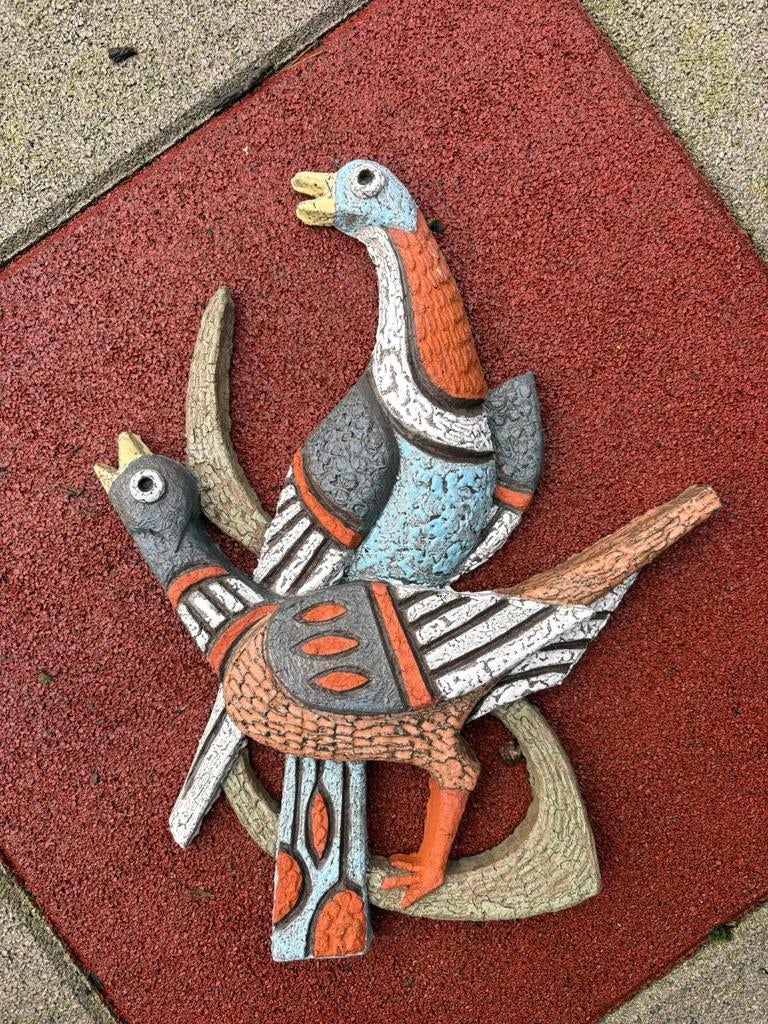 Wandreliëf Vogels van Ambacht Haalderen Joop Puntman, Ophalen